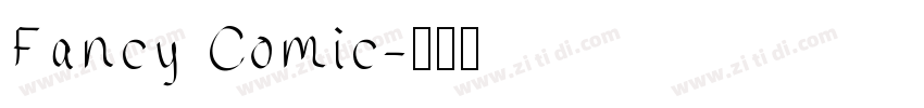 Fancy Comic字体转换
